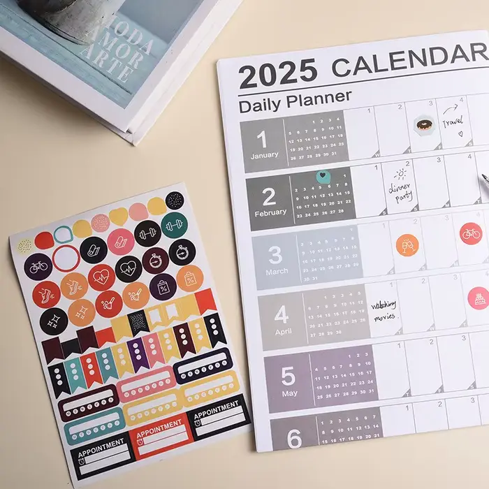 Calendrier mural 2026 2025