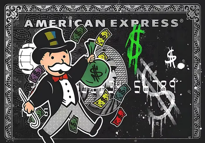 Affiches et impressions sur toile Alec Monopoly Express, peinture graffiti vintage, art mural, table