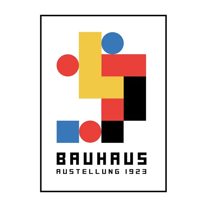 Affiche Premium yeux de Bauhaus