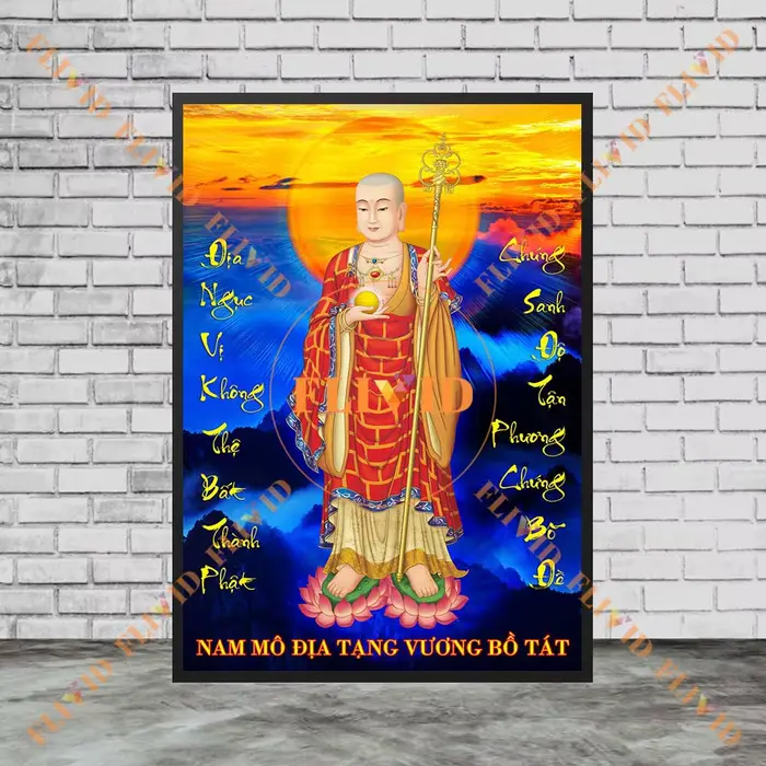 Monk Xuanzang Religion bouddhisme Maitreya bouddha affiche photos murales pour décor de salle d'égli