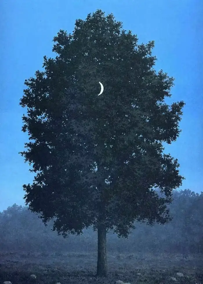 Rene Magritte-Peinture sur Toile avec Surréalisme, Reproduction d'Art Classique, Affiches Imprimées,