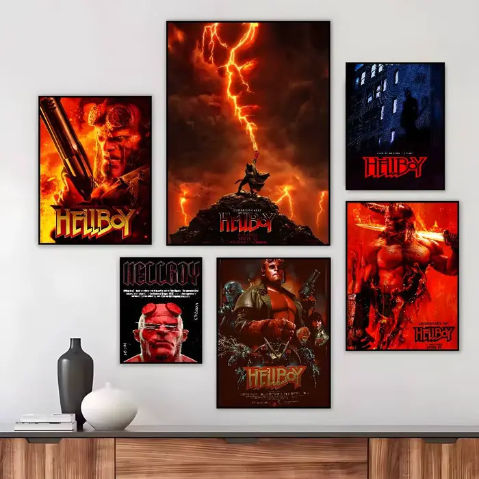 Affiche de film d'horreur classique Hellboy
