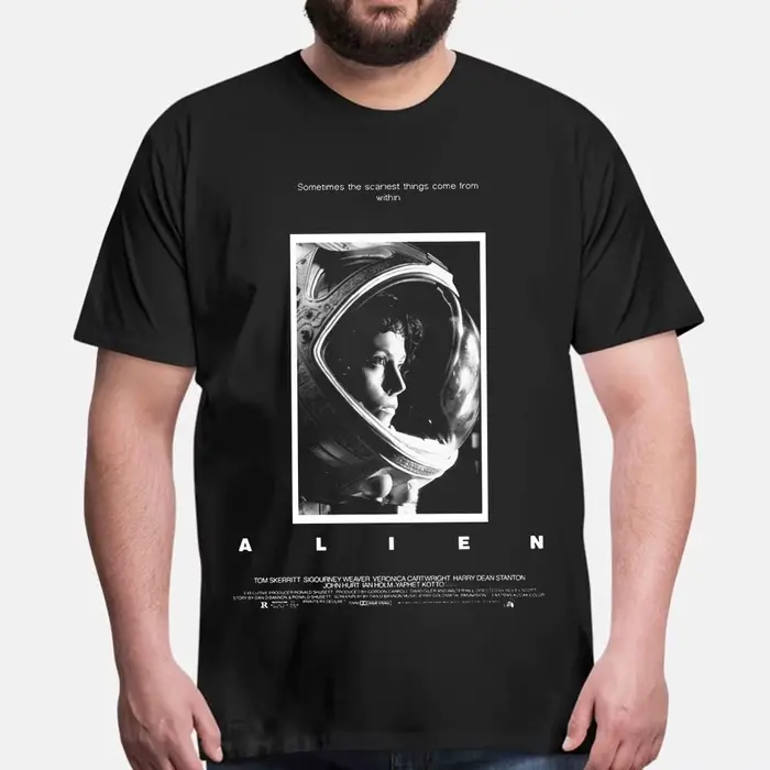 Alien Poster of Horror Movie, Sci Fi, Xenomorph, KEen Ripley, Économie grande taille, 100% coton imprimé, Y-Humorous Scopic
