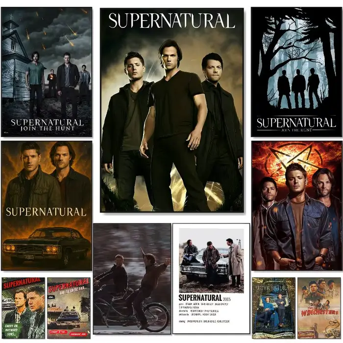 Affiche nordique de film surnaturel HD