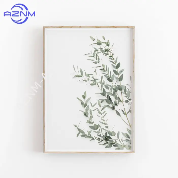 1PC/6PCS Affiche Botanique Nordique Minimaliste sur Toile