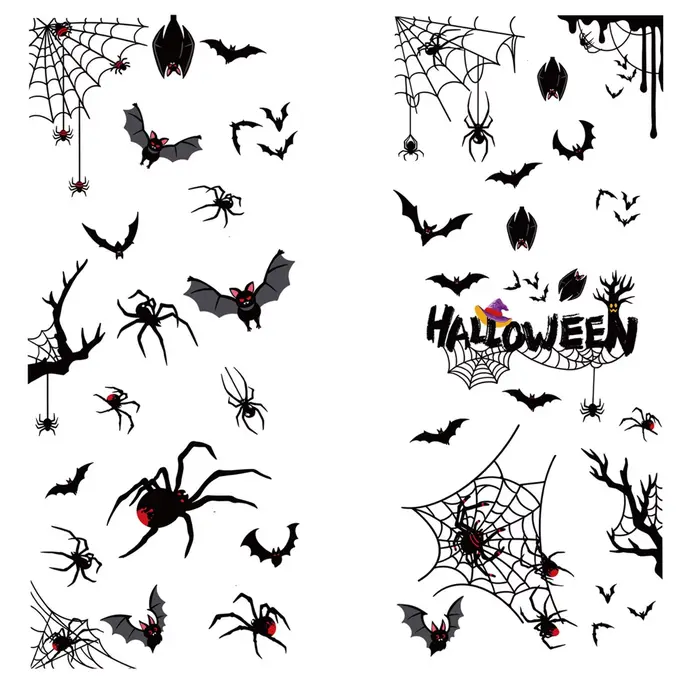 Autocollants Muraux pour Fenêtre d'Halloween