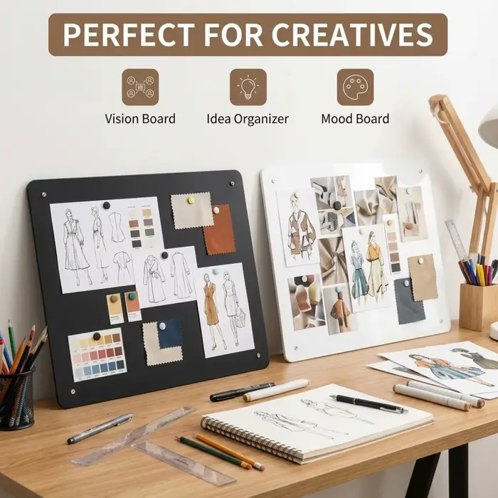 Tableau d'affichage en métal durable – Finition mate de qualité supérieure