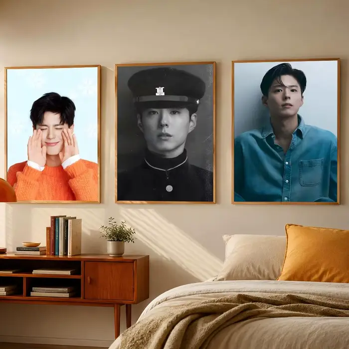 Affiche d'art mural moderne avec image de l'acteur P-Park Bo-gum