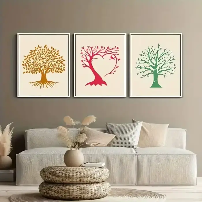 Lot de 7 pochoirs arbre de vie
