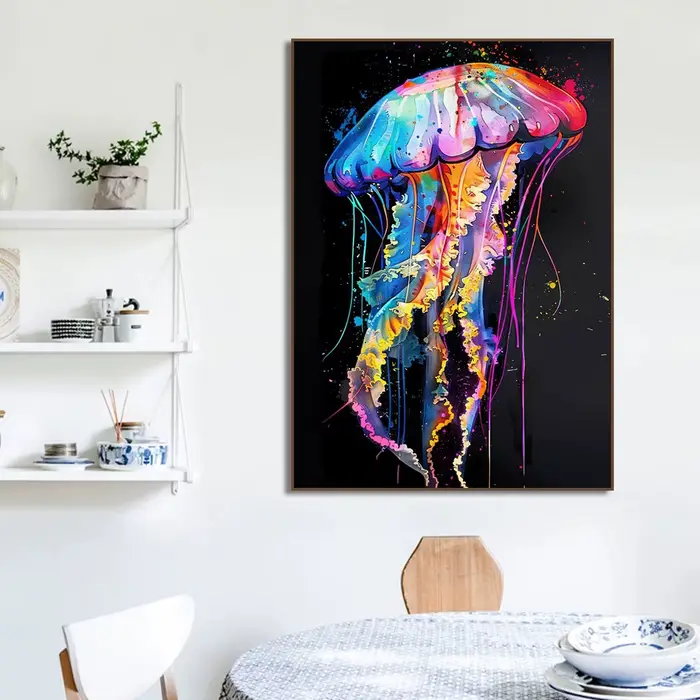 Affiche de peinture sur toile graffiti pour la décoration intérieure