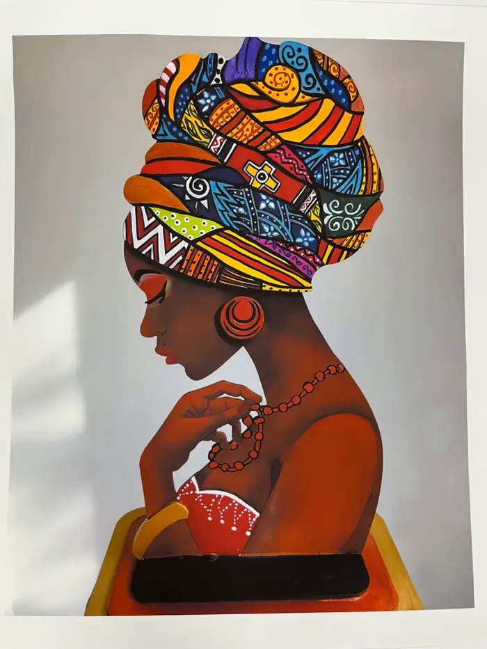Toile de peinture de figurines abstraites