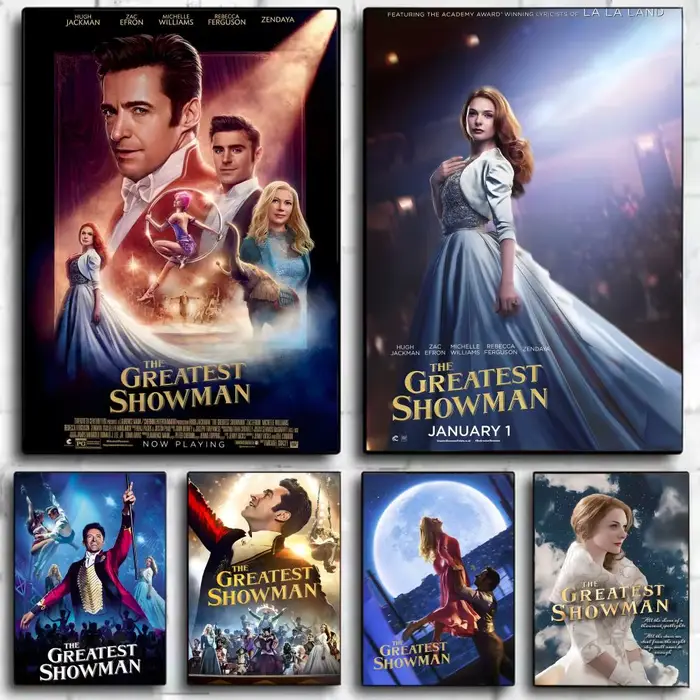 Affiche murale du film musical The Greatest Showman