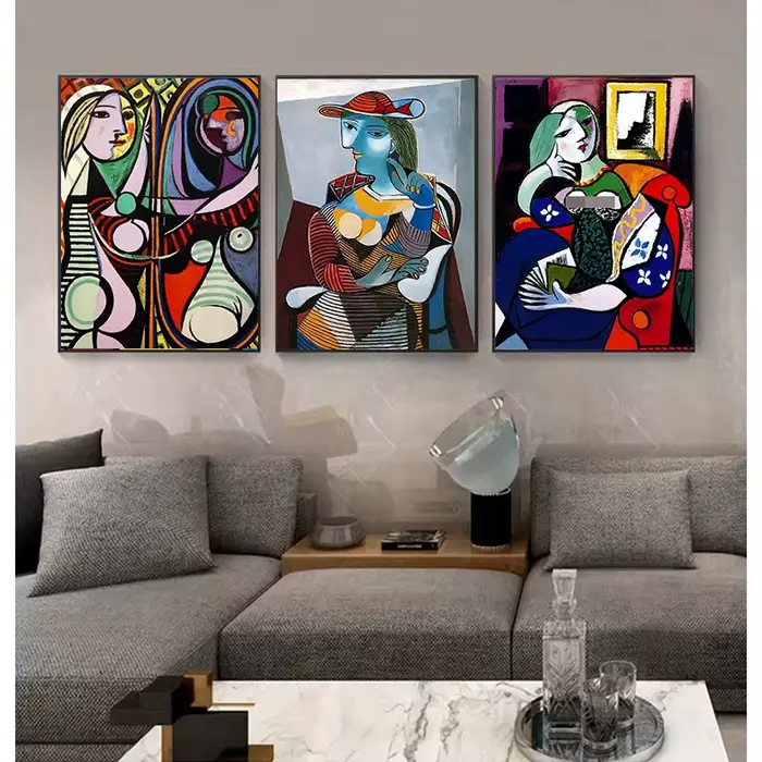 Affiche de collection d'œuvres d'art célèbres de Picasso