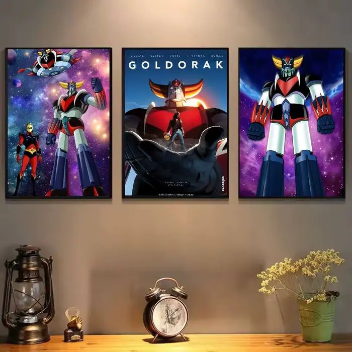 Robot g-ororak classique Anime affiche HD décor à la maison mur collant étanche