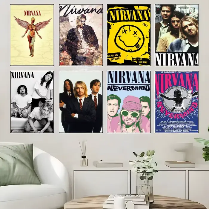 Affiche Punk Hard Rock N-Nirvana