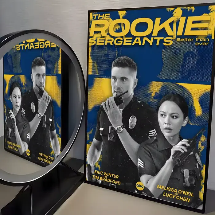 Affiche du film classique The R-Rookie, autocollants muraux élégants et abordables pour dortoir, sal