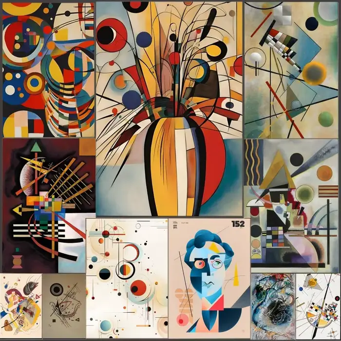 Affiche de Wassily Kandinsky avec impressions