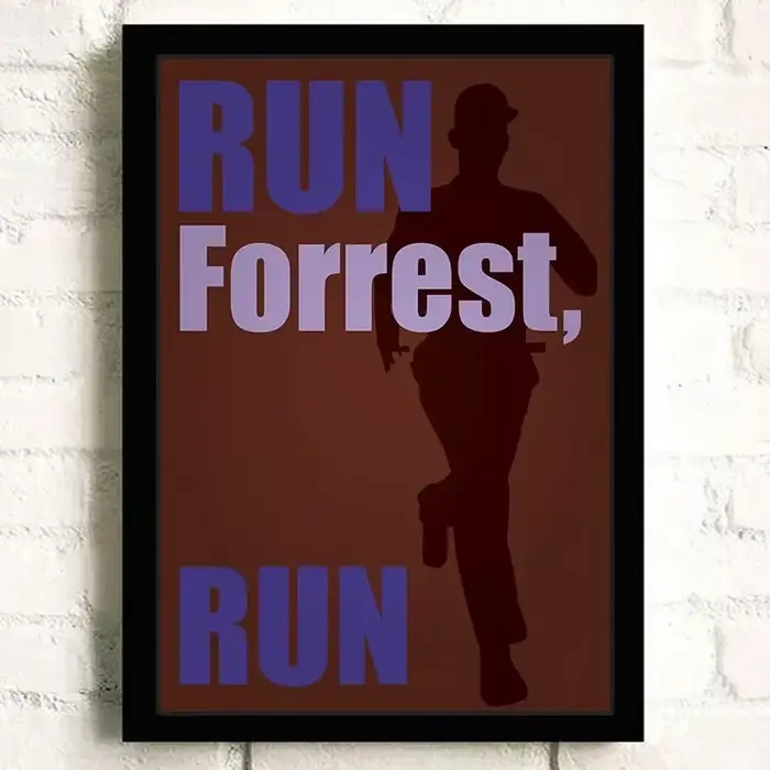 Forrest Gump film classique HD mur Art toile peinture nordique décor à la maison affiche pour salon 