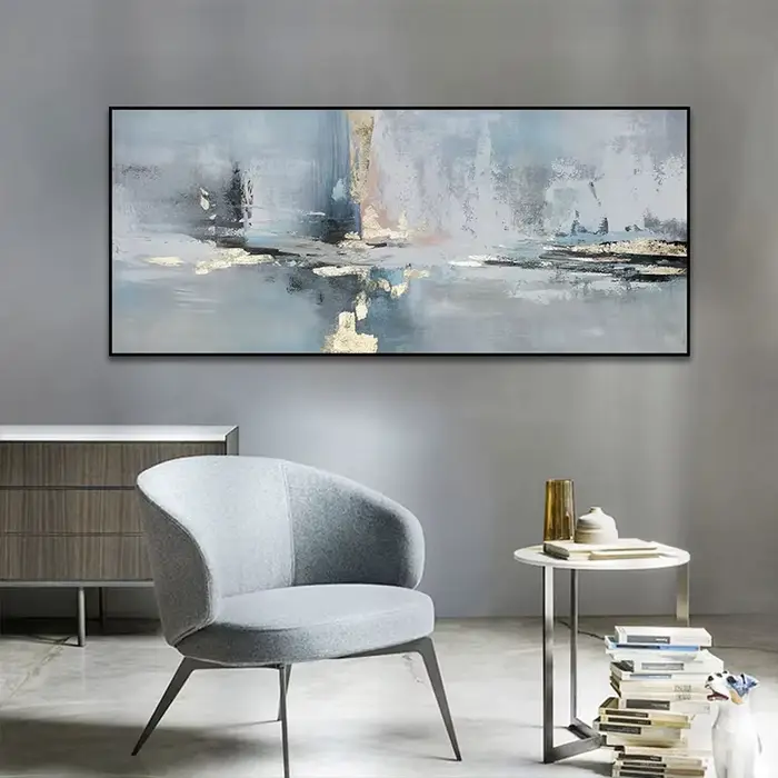 Peinture à l'huile sur toile paysage abstrait