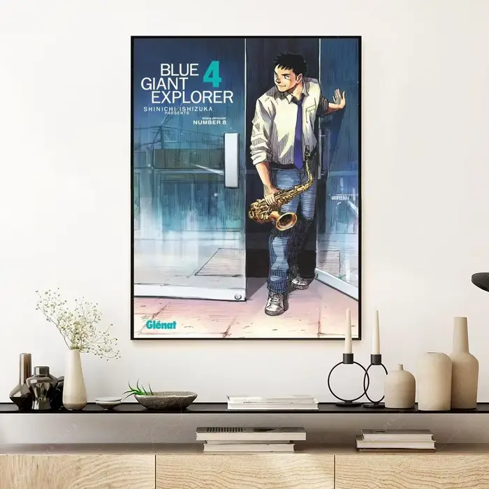 Affiche Anime B-Blue Giant, affiche d'art mural esthétique moderne, articles de décoration de chambr