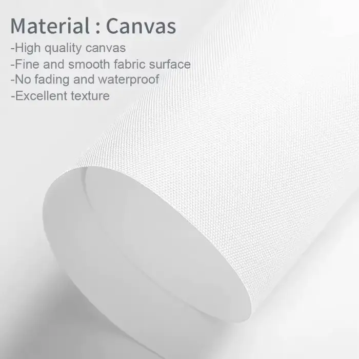 Grande peinture à l'huile texturée abstraite beige et dorée – Art mural sans cadre pour salon