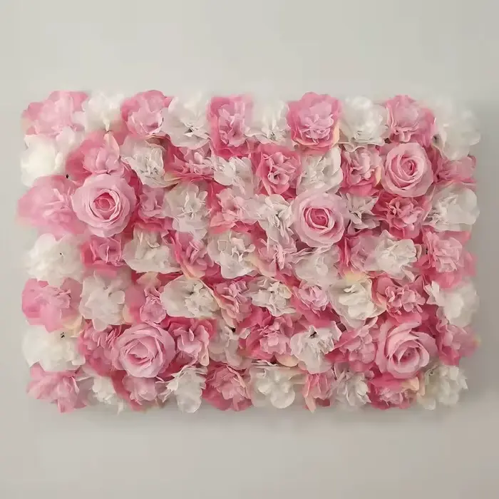 Panneaux muraux floraux 60x40cm, ensemble de 6/10/15 pièces pour décorations de fête de mariage, arr