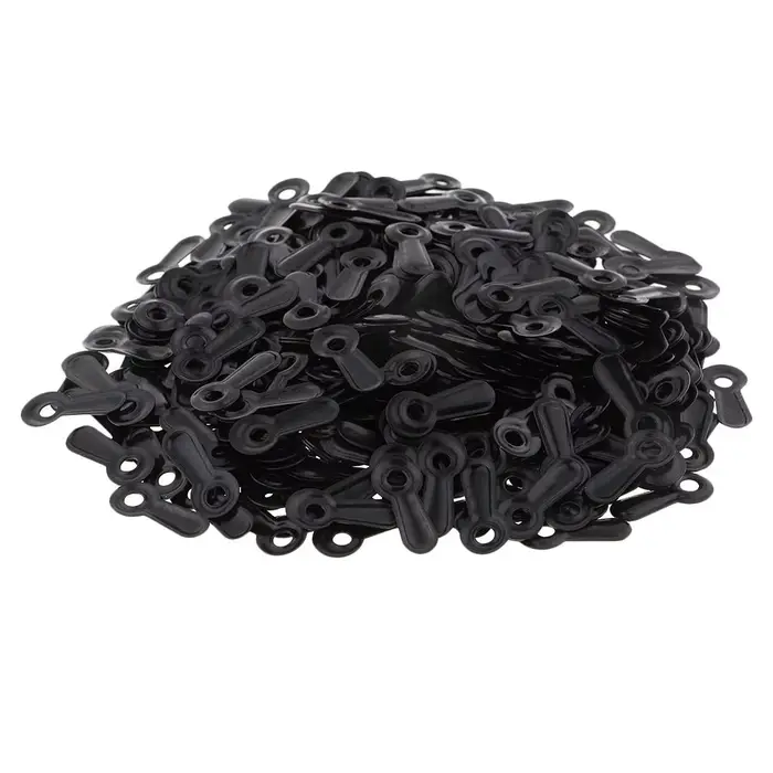 500 boutons tournants pour photos crédées pour accrocher des images, noir