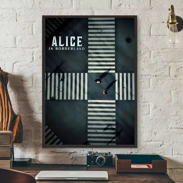 Affiche murale collante d'art HD Alice in Borderland, imperméable, pour la maison, le salon, la cham