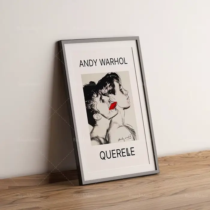Affiche Imprimable du Film Andy Warhol, de Haute Qualité