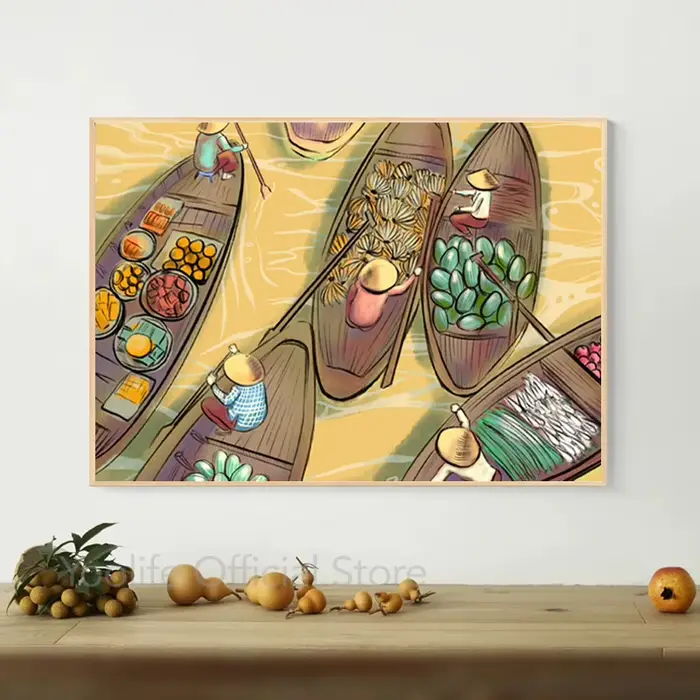 Impressions d'art alimentaire du Vietnam