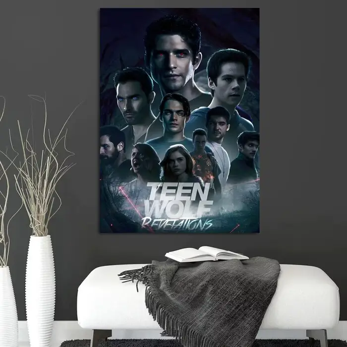 Affiche T-Teen Wolf, autocollants haute définition