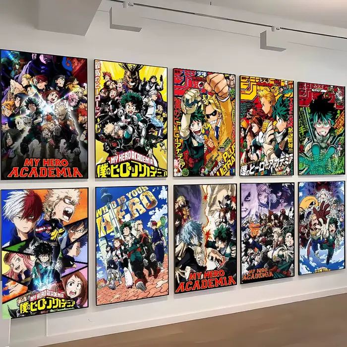 Affiches décoratives, peintures murales pour chambre d'étude
