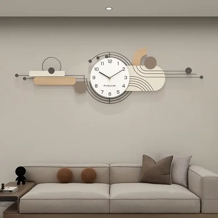 Horloge murale contemporaine pour salle à manger