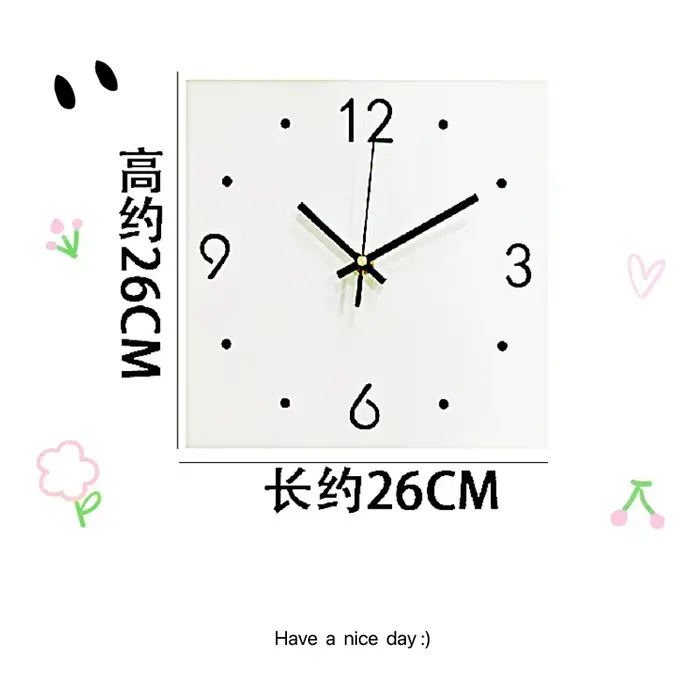 Horloge murale d'angle Double face moderne pour salon, Design minimaliste créatif, mouvement silenci