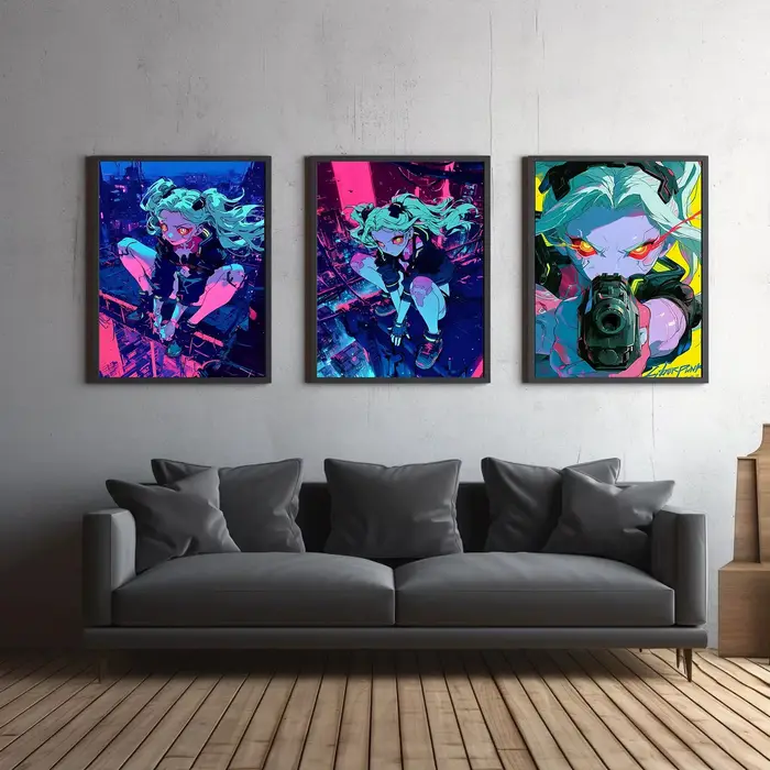 Affiche auto-arina de film Cyberpunk