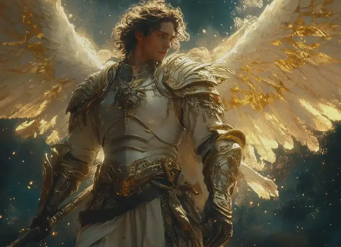 Affiche Vintage archange Saint Michael, impression de toile chrétienne catholique, peinture à l'huil