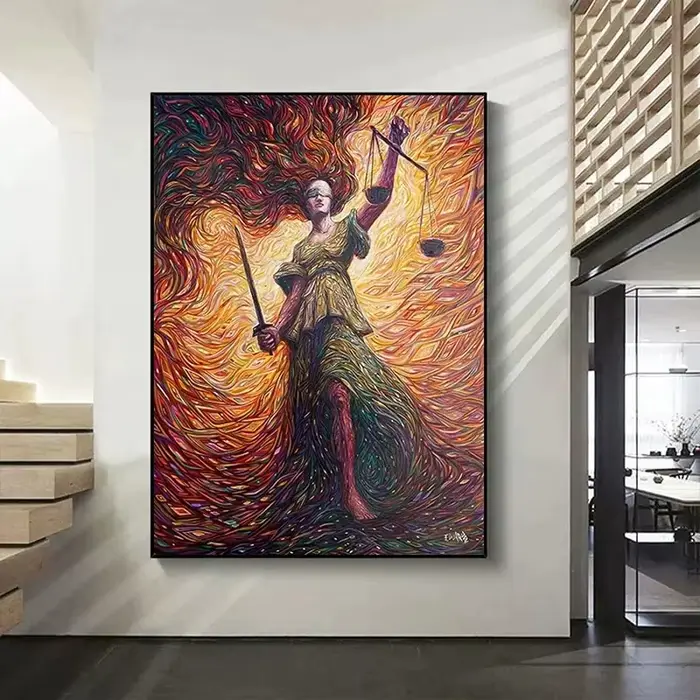 Affiches abstraites d'art d'avocat