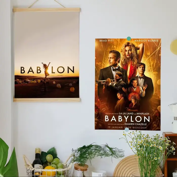 Affiche artistique et élégante du film B-Babylon