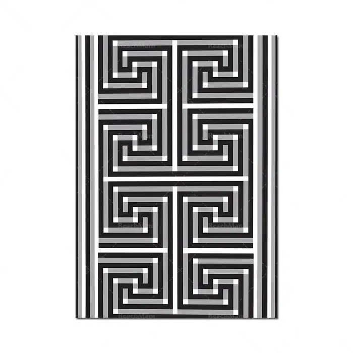 Art d'illusion d'optique: impressions géométriques abstraites en noir et blanc, impressions d'art contemporain, peintures murales scandinaves modernes, geo moderne