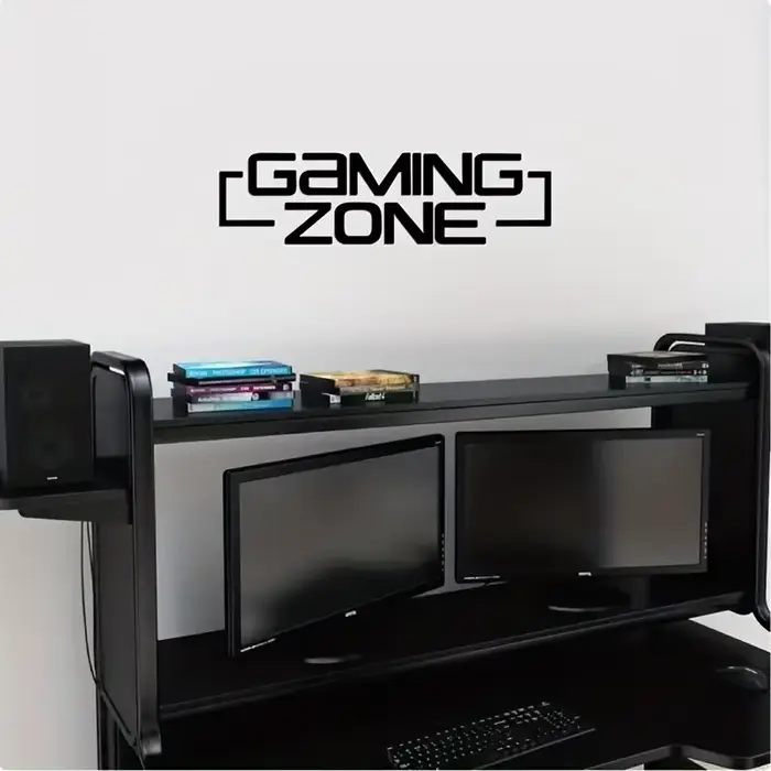 Décor de Zone de jeu-texte audacieuse « ZONE de GAMING »