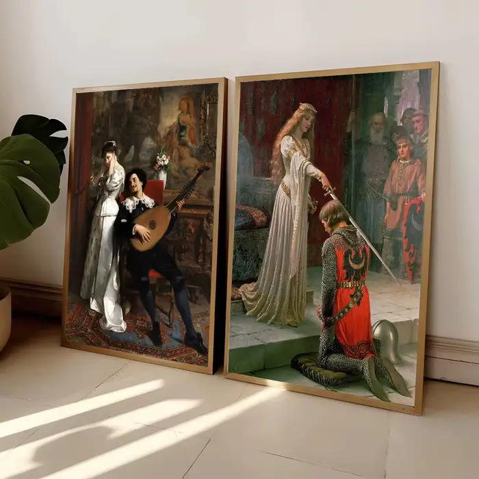 Portrait de Mona Lisa Napoléon traversant les Alpes