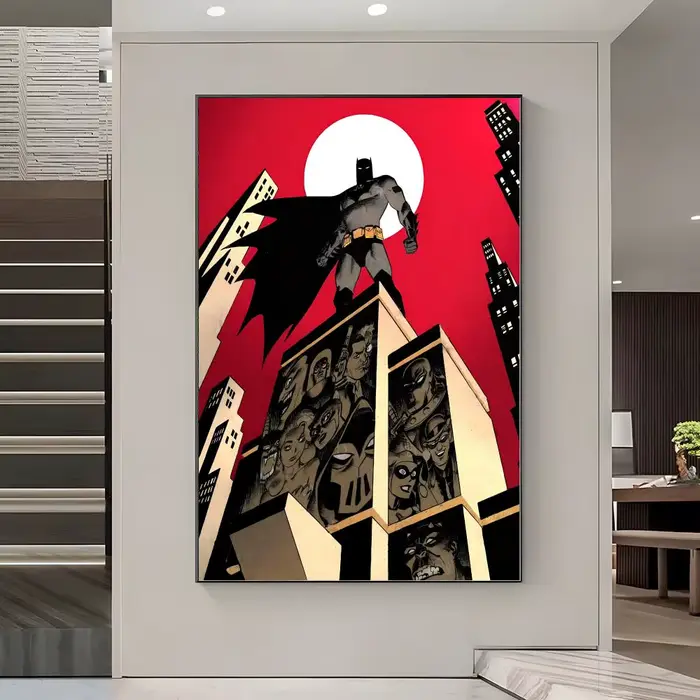 Affiche artistique et élégante de Cool Anime B-BatManES