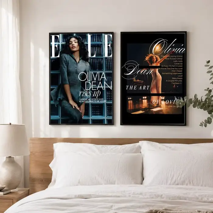Affiche modèle OOlivia Dean