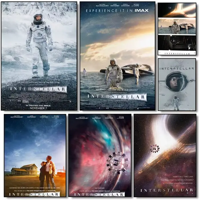Affiche de film célèbre I-Interstellar