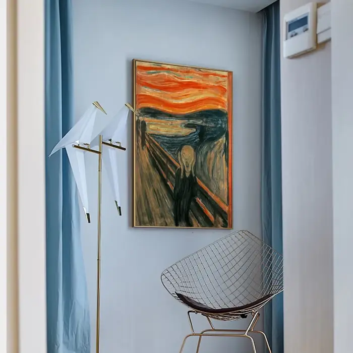 Edvard Munch The Scream Célèbre Toile Art