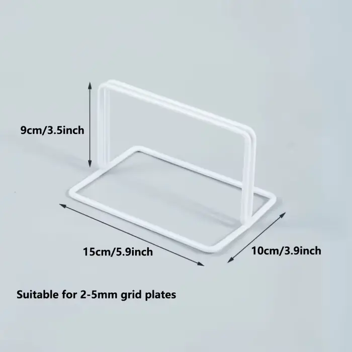 Supports d'art et de photos en grille, supports d'affichage modernes en métal pour panneaux de grill
