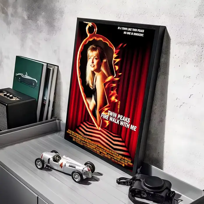 Affiche de la série télévisée classique T-Twin Peaks, autocollants décoratifs d'art mural, impressio