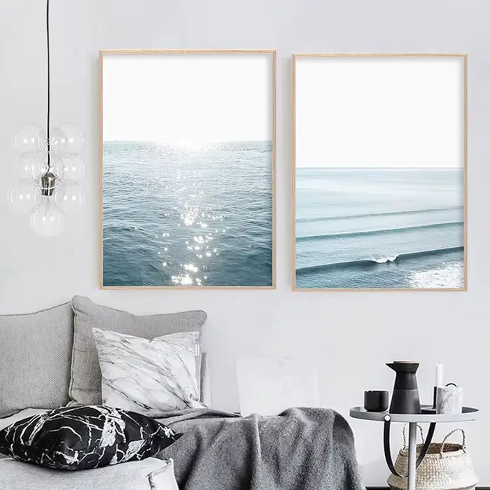Affiche de photographie de vagues d'océan