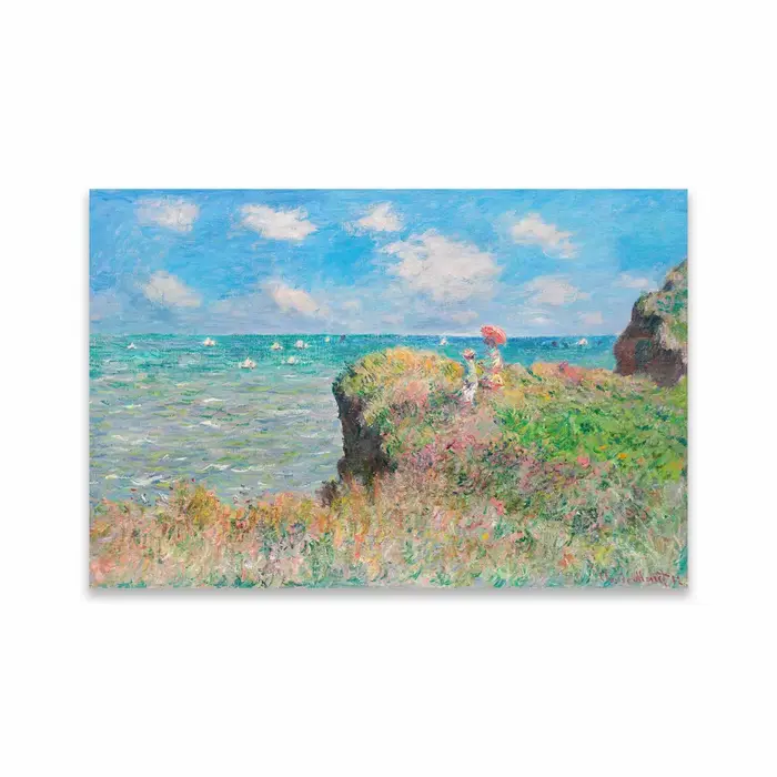 Peinture à l'huile classique Madame Monet et son fils, impression Claude Monet, affiche vintage, mur