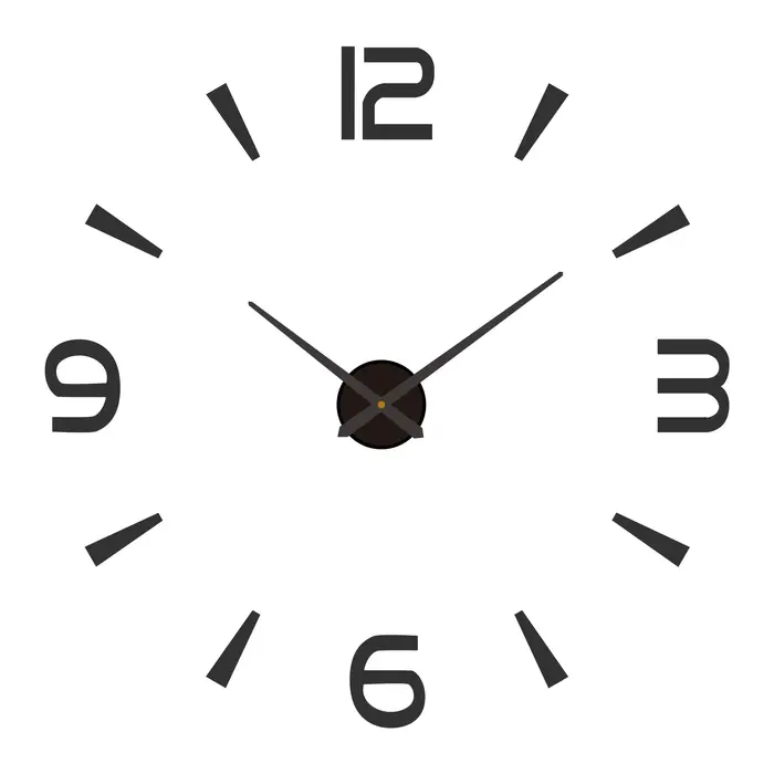 Grande Horloge murale au Design moderne 3D, à Quartz, à la mode, miroir acrylique, autocollants, déc